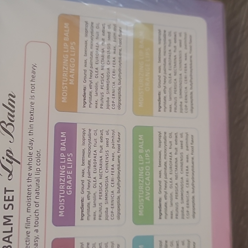 ADMD Lip Balm Set- 8 Lip Balms - Picture 5 of 5